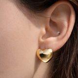 Evia - עגיל חישוק לב