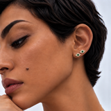 Evil Eye Emerald  - עגיל עין הרע אמרלד