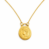 N-Bee Coin - שרשרת מטבע דו צדדית