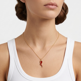 Chili Necklace -שרשרת צ׳ילי אדום