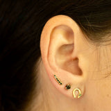 Evoke - עגילי פרסה צמודים